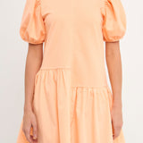 ENGLISH FACTORY - Knit Woven Mixed Dress - DRESSES available at Objectrare