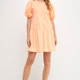 ENGLISH FACTORY - Knit Woven Mixed Dress - DRESSES available at Objectrare
