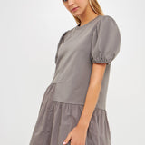 ENGLISH FACTORY - Knit Woven Mixed Dress - DRESSES available at Objectrare