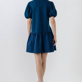ENGLISH FACTORY - Knit Woven Mixed Dress - DRESSES available at Objectrare