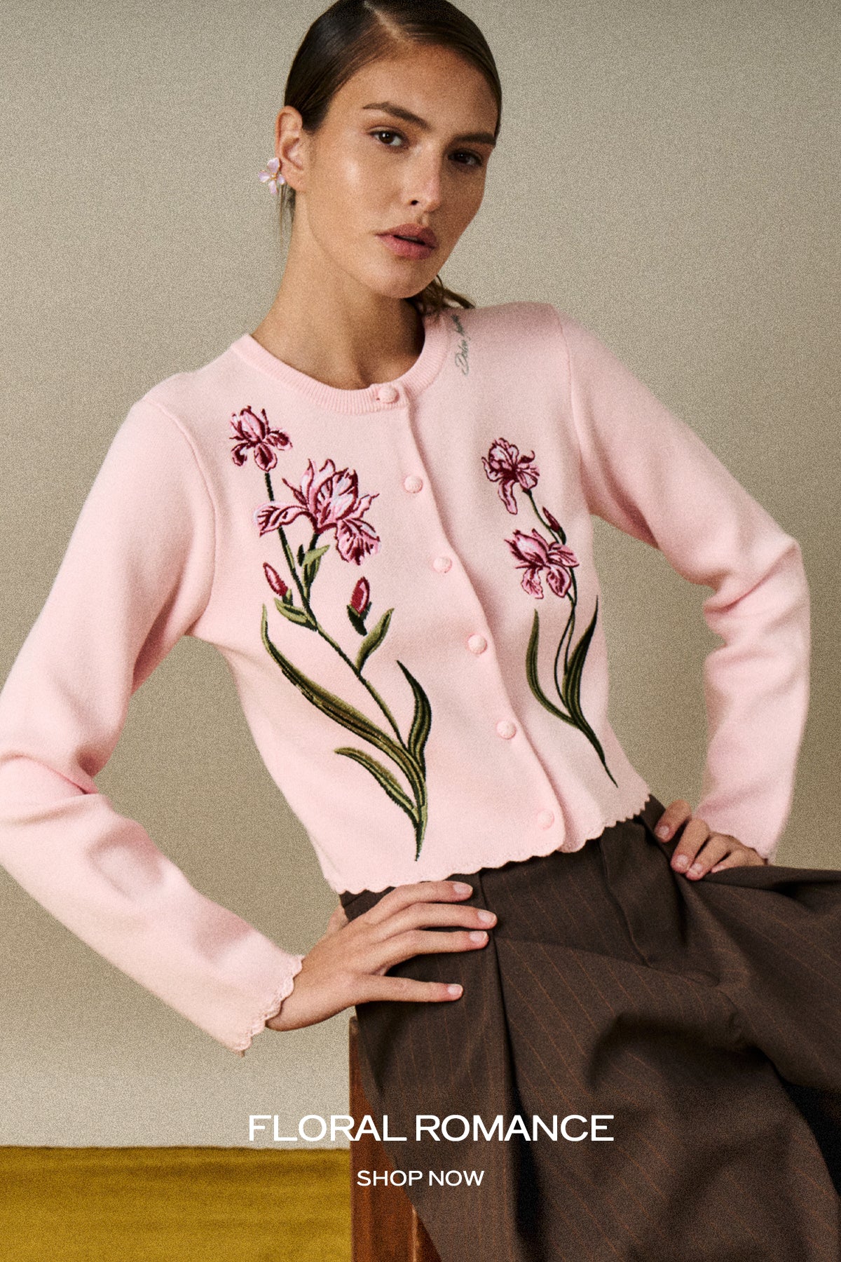English Factory Floral Romance collection featuring modern tailored styles, with select pieces up to 80% off.