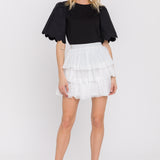 3 Tiered Ruffled Mini Dress