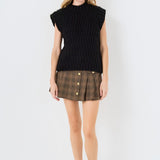 Chunky Knit Sweater Vest