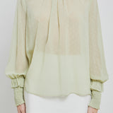 Long Sleeve Woven Top