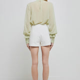 Long Sleeve Woven Top