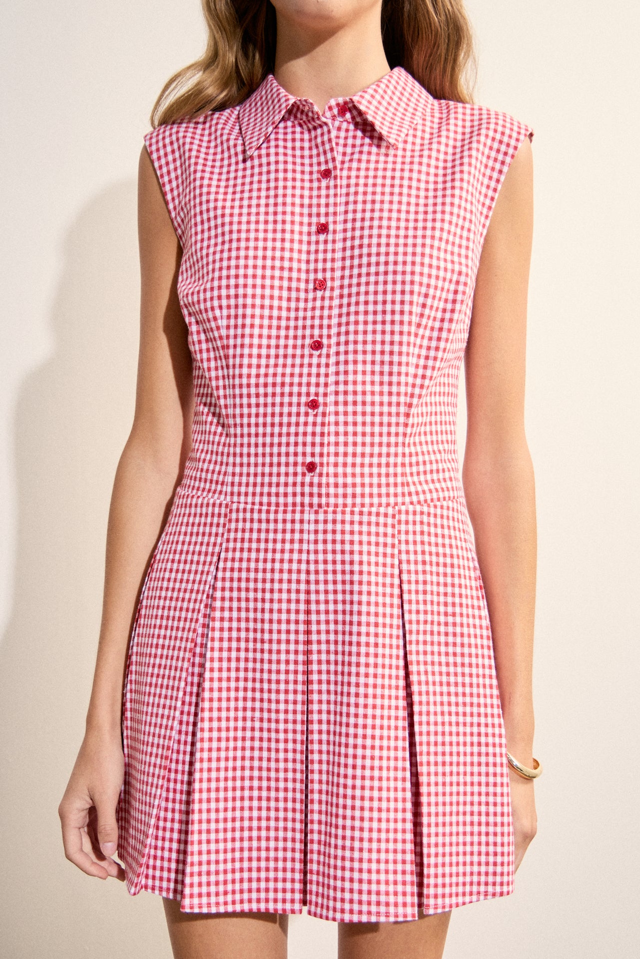 english factory pleated mini dress English Factory Women's Mixed Media Pleated V Neck Mini Dress