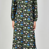 Puff Sleeve Maxi Dress