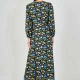Puff Sleeve Maxi Dress