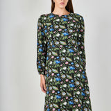 Puff Sleeve Maxi Dress