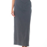 Mid-Waisted Maxi Skirt