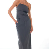 Mid-Waisted Maxi Skirt