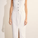 Sleeveless Maxi Denim Dress