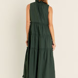 Sleeveless Ruffled Maxi Dress