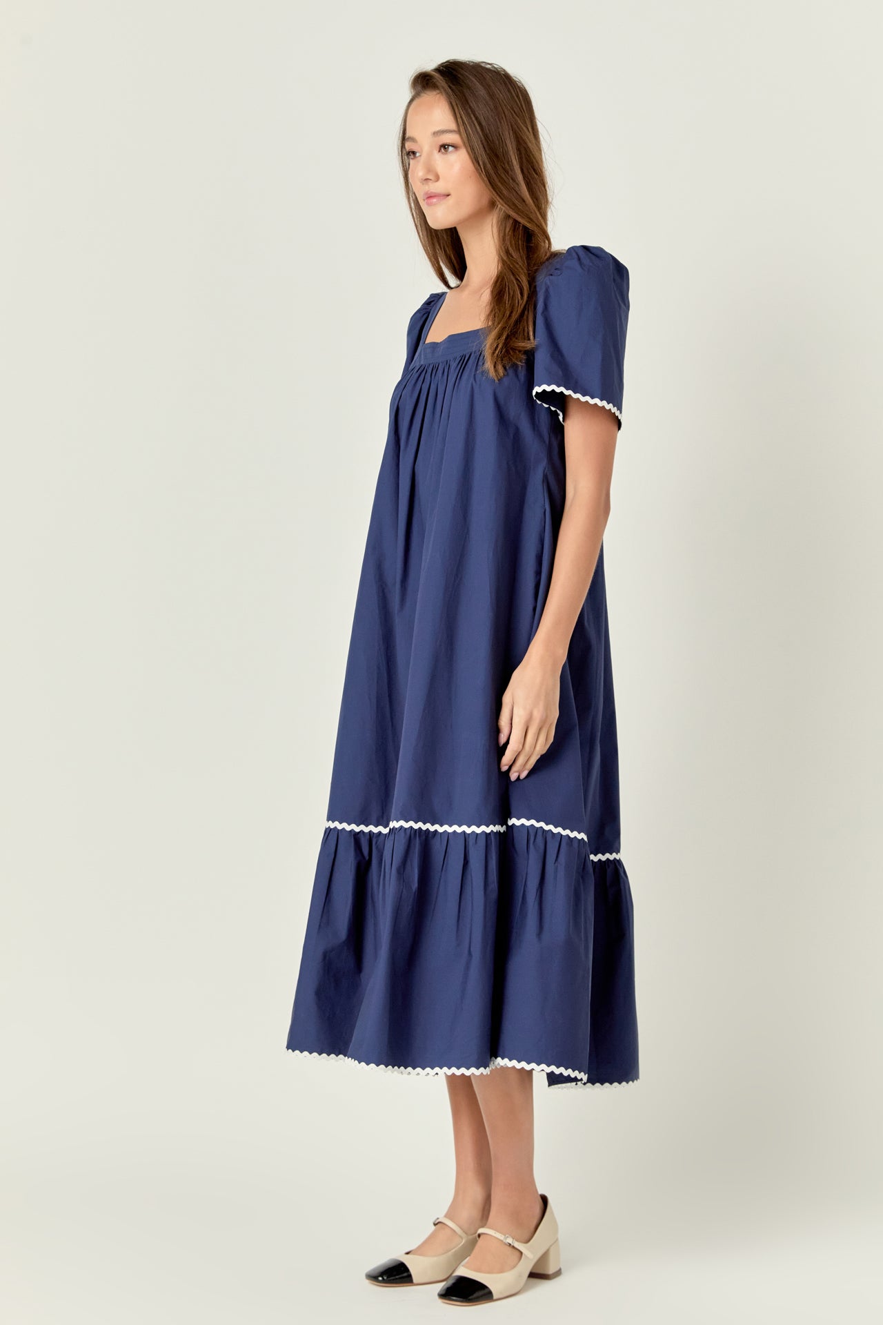 Ric Rac Midi Dress