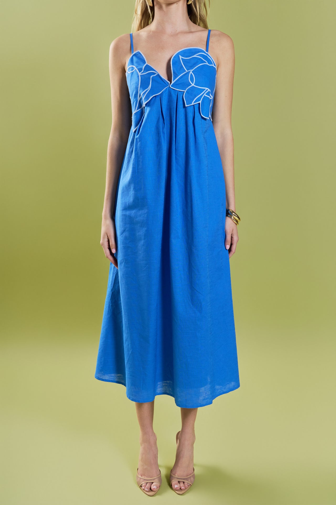 english factory pleated dress English Factory