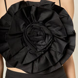 Statement Flower Cropped Top