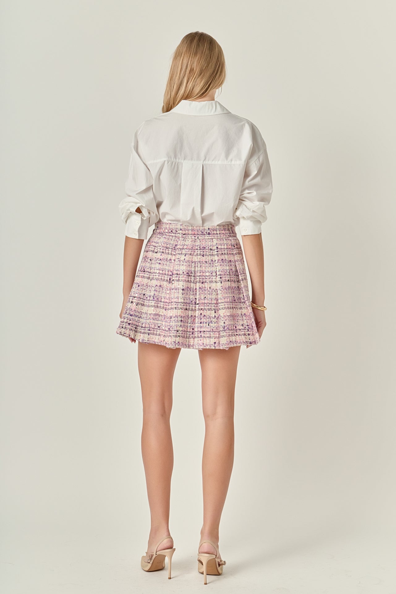 Pleated Skirts Tartan Skirt Factorie Brown Check Pleated Skirt Matalan