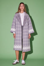 Load image into Gallery viewer, Premium Long Plaid Wrap Coat
