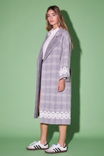 Load image into Gallery viewer, Premium Long Plaid Wrap Coat
