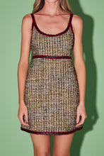 Load image into Gallery viewer, Premium Tweed Mini Dress
