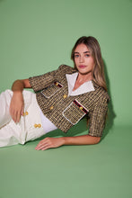 Load image into Gallery viewer, Premium Cropped Tweed Jacket
