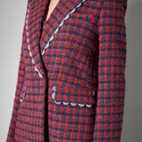 Multicolor Tweed Blazer