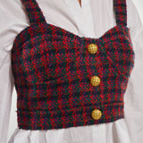 Tweed Crop Top