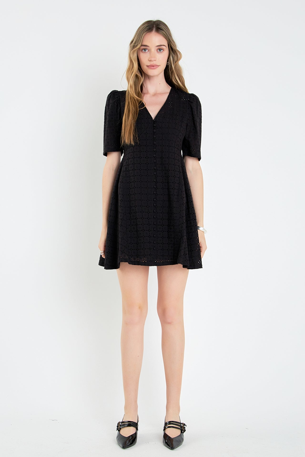 Broderie Lace Dress