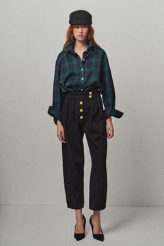 Premium Denim Cropped Trousers