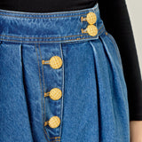 Premium Denim Cropped Trousers