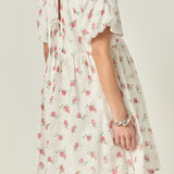 Floral Cotton Embroidered Dress
