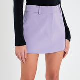 Low Rise Mini Skirt