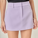 Low Rise Mini Skirt