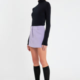 Low Rise Mini Skirt