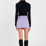 Low Rise Mini Skirt