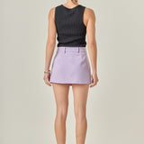 Low Rise Mini Skirt