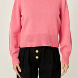 Relaxed Fit Pink Sweater