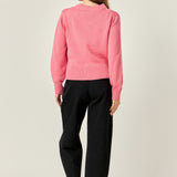 Relaxed Fit Pink Sweater