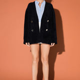 Knit Blazer Cardigan