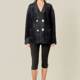 Knit Blazer Cardigan