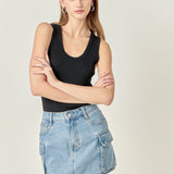 Denim Cargo Low Rise Mini Skirt