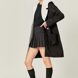 Premium Coat with Contrast Sailor Collar