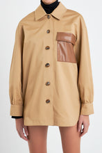 Load image into Gallery viewer, Cotton Twill Shirt Jacket
