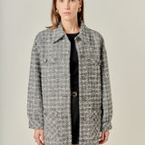 Tweed Shirt Jacket