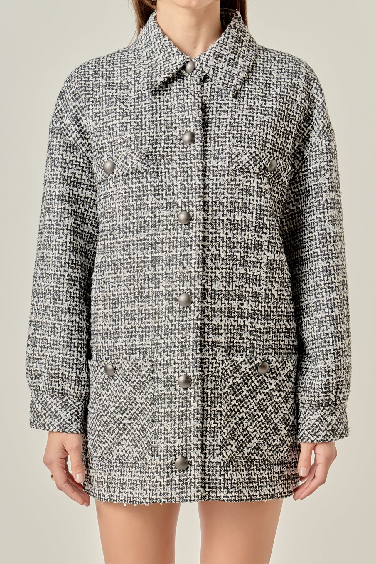 Tweed Shirt Jacket – English Factory