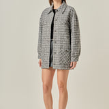 Tweed Shirt Jacket