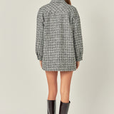 Tweed Shirt Jacket