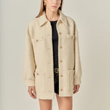 Tweed Shirt Jacket