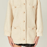 Tweed Shirt Jacket