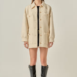 Tweed Shirt Jacket